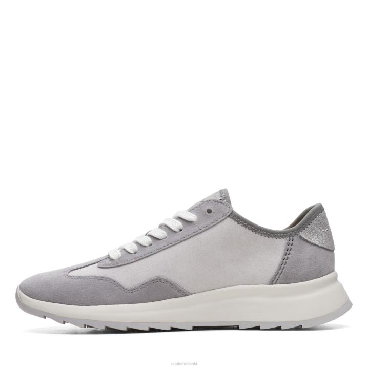dash lite lo grey combi clarks Clarks naiset 2DHN3014 harmaa yhdistelmä