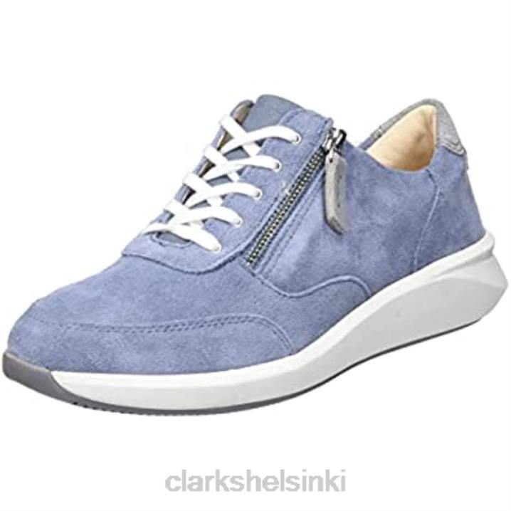 denim sininen sde clarks naisten un rio vetoketjulliset tennarit Clarks naiset 2DHN2979 denim sininen sde