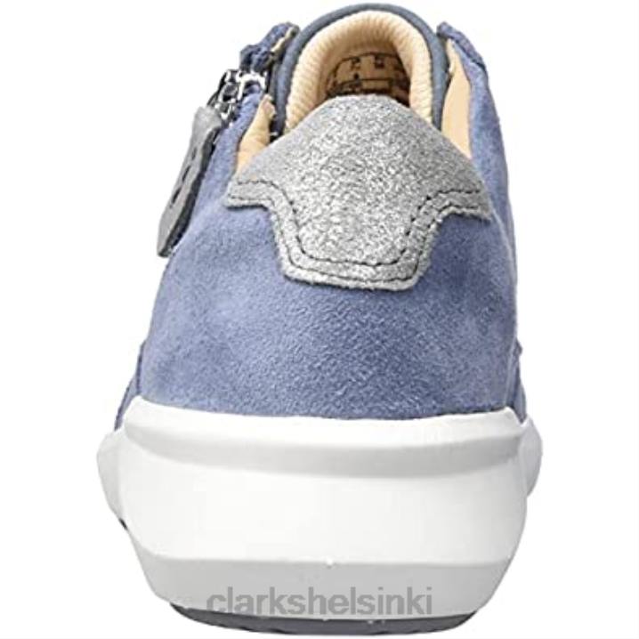 denim sininen sde clarks naisten un rio vetoketjulliset tennarit Clarks naiset 2DHN2979 denim sininen sde