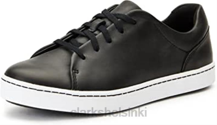 musta nahka naisten pawley springs tennarit clarks Clarks naiset 2DHN1844 musta nahka