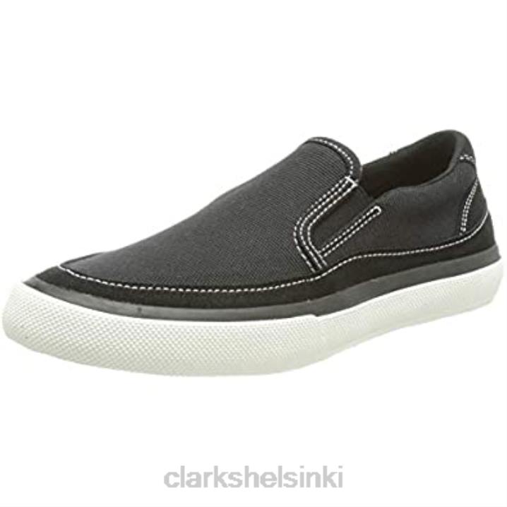 naisten aceley step tennarit mustat canvas clarks Clarks naiset 2DHN1966 musta kangas