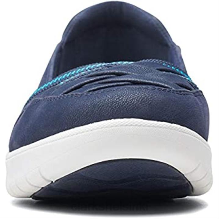 naisten adella poppy tennarit clarks navy Clarks naiset 2DHN1021 laivasto