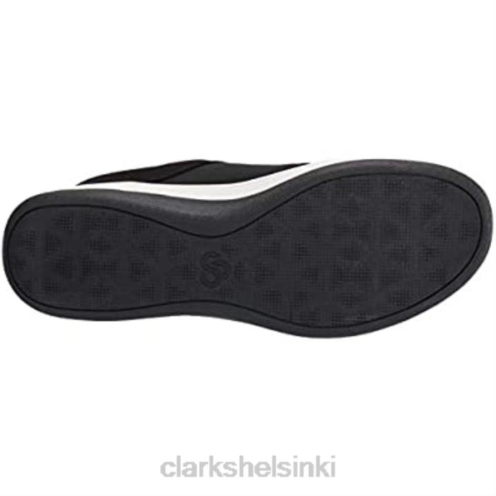naisten arla step lenkkarit mustat tekstiiliklarkit Clarks naiset 2DHN1638 musta tekstiili