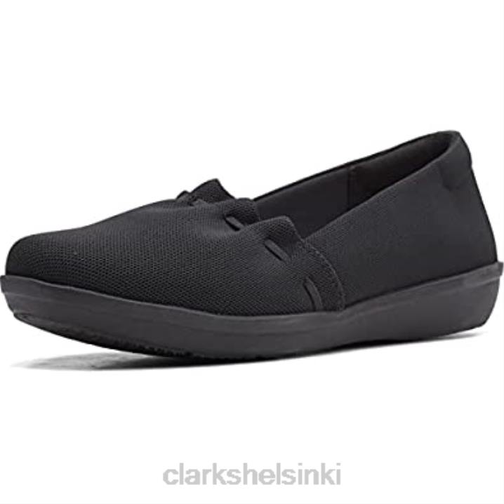 naisten ayla shine tennarit clarks musta tekstiili Clarks naiset 2DHN551 musta tekstiili