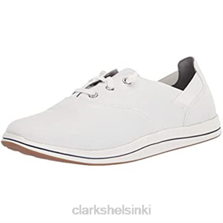 naisten breeze ave tennarit clarks valkoinen kangas Clarks naiset 2DHN1645