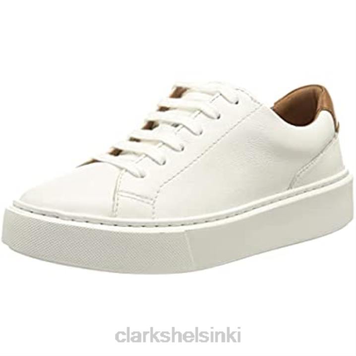 naisten hero lite pitsiset tennarit clarks valkoista nahkaa Clarks naiset 2DHN2741 valkoista nahkaa