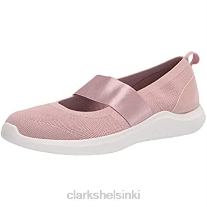 naisten nova sol tennarit clarks pölyinen pinkki neule Clarks naiset 2DHN2501