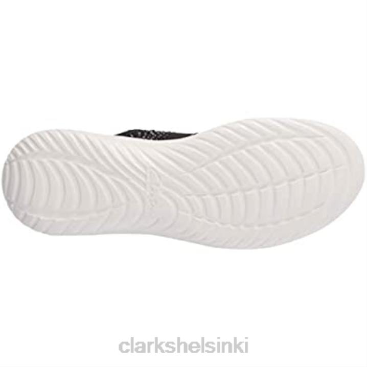 naisten nova spark tennarit clarks mustaa kimaltelevaa tekstiiliä Clarks naiset 2DHN1135
