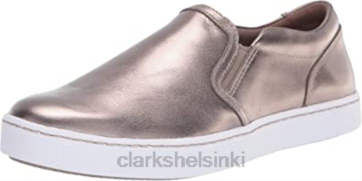 naisten pawley bliss tennarit clarks tinasta metallista nahkaa Clarks naiset 2DHN2823 tina metallinen nahka