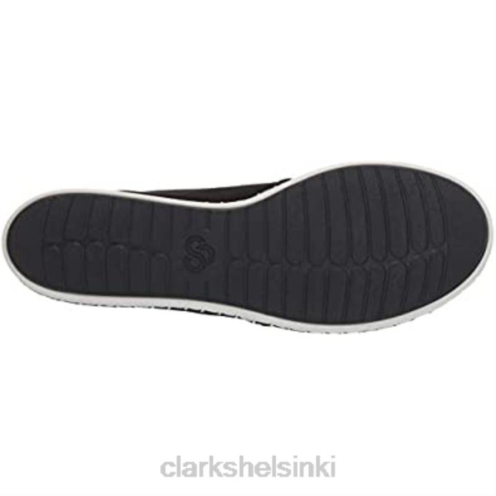naisten step g matala pitsilenkkari musta canvas clarks Clarks naiset 2DHN2206