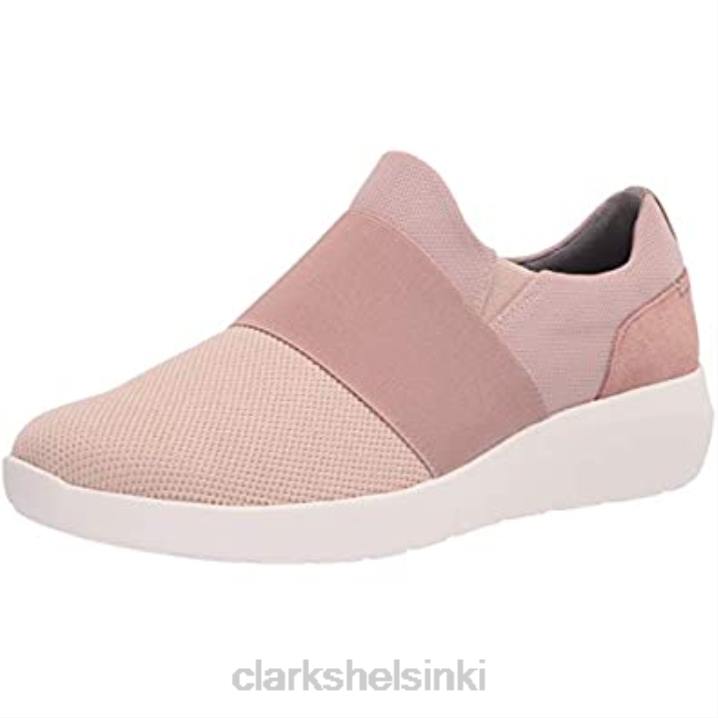 pölyinen pinkki kombitekstiili clarks naisten kayleigh band tennarit Clarks naiset 2DHN2331 pölyinen pinkki kombitekstiili