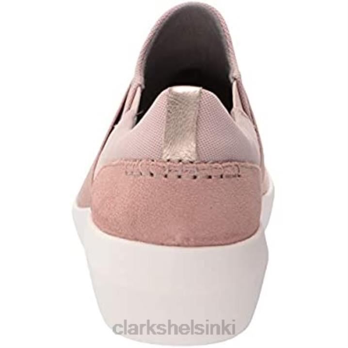 pölyinen pinkki kombitekstiili clarks naisten kayleigh band tennarit Clarks naiset 2DHN2331 pölyinen pinkki kombitekstiili