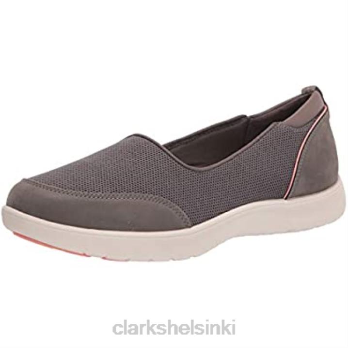 stone textile clarks naisten adella poskipunalenkkari Clarks naiset 2DHN2619 kivi tekstiili