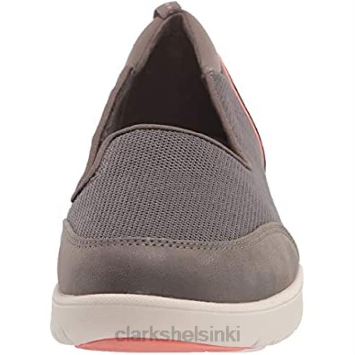 stone textile clarks naisten adella poskipunalenkkari Clarks naiset 2DHN2619 kivi tekstiili