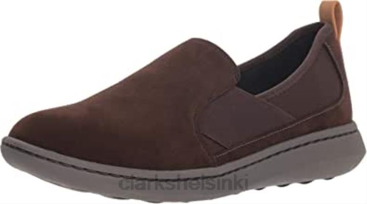 tummanruskea synteettinen clarks naisten step move jump tennarit Clarks naiset 2DHN1800