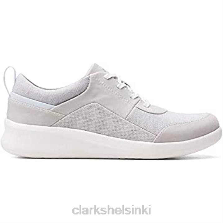 vaaleanharmaa tekstiili naisten sillian 20 kae tennarit clarks Clarks naiset 2DHN788 vaaleanharmaa tekstiili