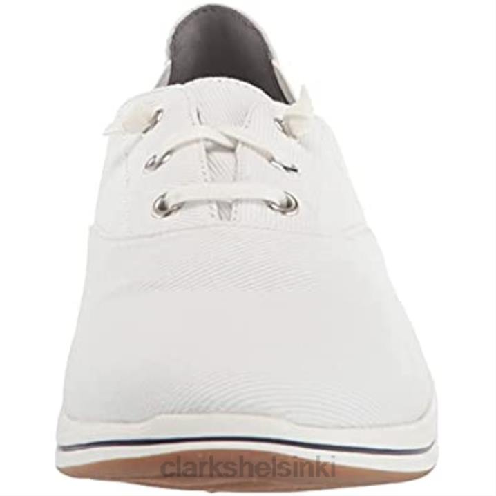 valkoinen canvas naisten breeze ave tennarit clarks Clarks naiset 2DHN1644