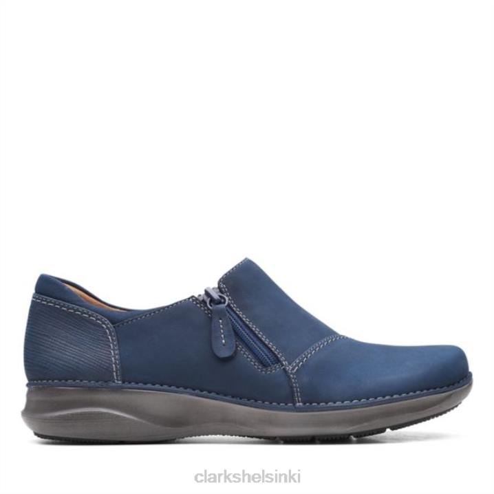 appley zip navy nubuck navy nubuck clarks Clarks naiset 2DHN6182 laivaston nubukki