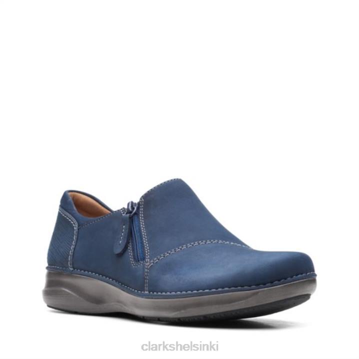 appley zip navy nubuck navy nubuck clarks Clarks naiset 2DHN6182 laivaston nubukki