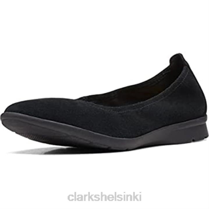 clarks musta mokka naisten jenette ease baletti flat Clarks naiset 2DHN9