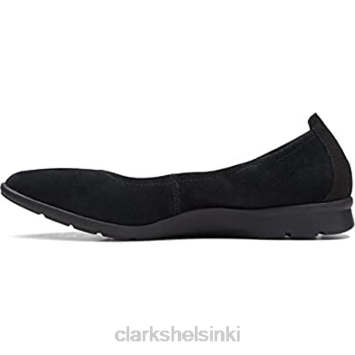 clarks musta mokka naisten jenette ease baletti flat Clarks naiset 2DHN9