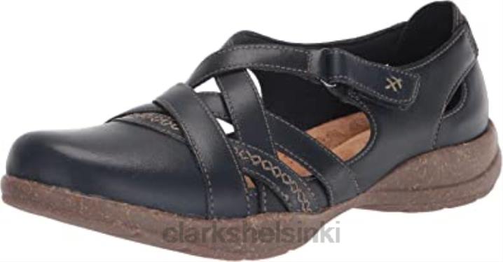 clarks naisten roseville step mary jane flat laivastonsininen nahka Clarks naiset 2DHN2858 laivastonsininen nahka