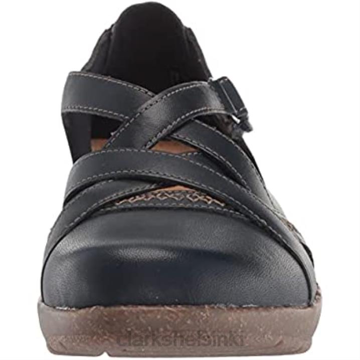 clarks naisten roseville step mary jane flat laivastonsininen nahka Clarks naiset 2DHN2858 laivastonsininen nahka