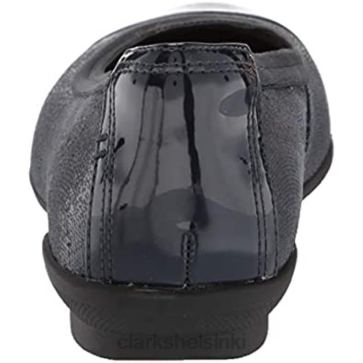 laivastonsininen nahkainen combi clarks naisten sara orchid baletti tasainen Clarks naiset 2DHN283