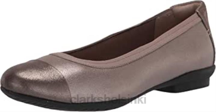 metallinen nahka clarks naisten sara orchid baletti tasainen Clarks naiset 2DHN1576