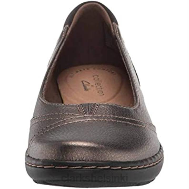 metallinen synteettinen clarks naisten cora eliza baletti litteä Clarks naiset 2DHN560 metallinen synteettinen