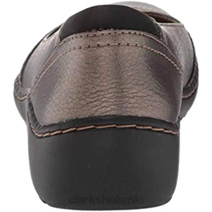 metallinen synteettinen clarks naisten cora eliza baletti litteä Clarks naiset 2DHN560 metallinen synteettinen