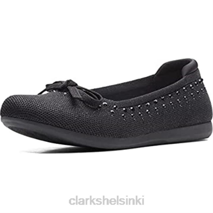 musta naisten carly hope flat clarks Clarks naiset 2DHN748 musta