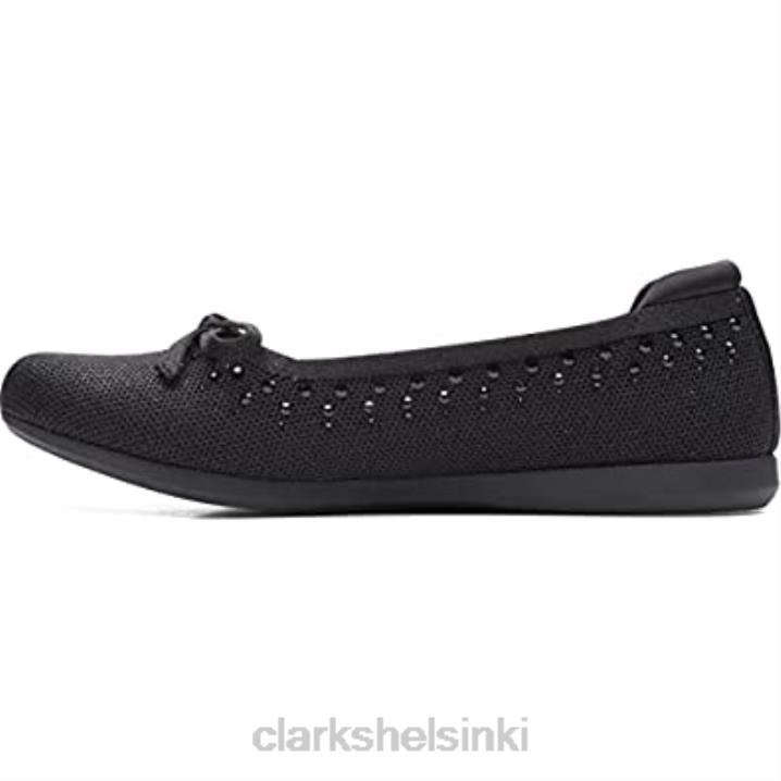 musta naisten carly hope flat clarks Clarks naiset 2DHN748 musta