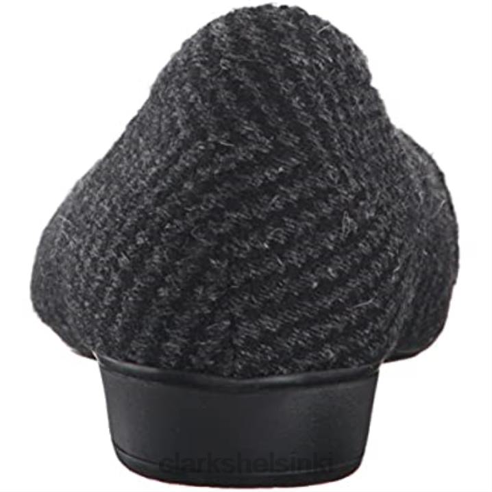 naisten blanche west flat black synteettinen clarks Clarks naiset 2DHN2166