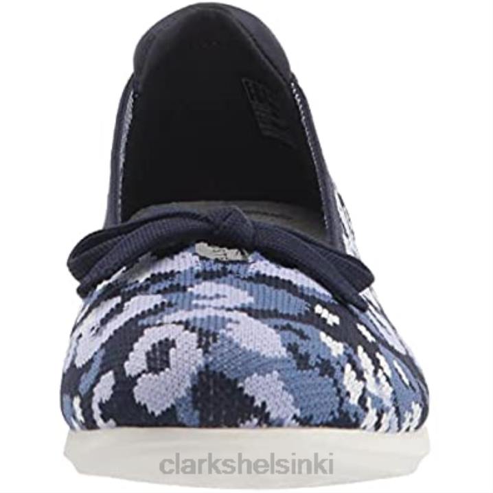 naisten carly hope baletti flat clarks blue combi Clarks naiset 2DHN1901 sininen yhdistelmä