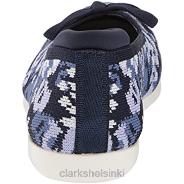 naisten carly hope baletti flat clarks blue combi Clarks naiset 2DHN1901 sininen yhdistelmä