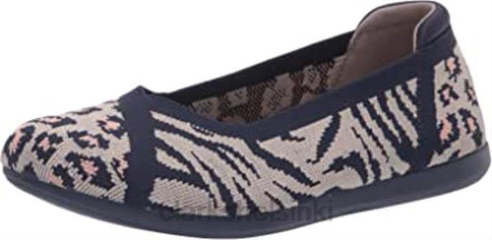 naisten carly toive baletti flat clarks kivi yhdistelmä Clarks naiset 2DHN1037