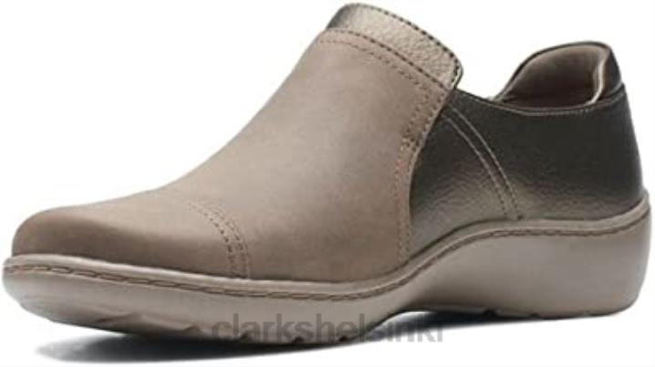 naisten cora dahlia mary jane flat clarks taupe combi Clarks naiset 2DHN2661 taupe yhdistelmä