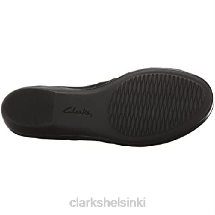 naisten everlay iris flat clarks musta nahka Clarks naiset 2DHN2965 musta nahka