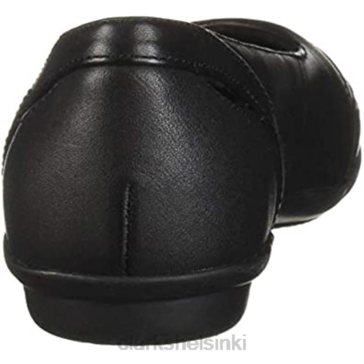 naisten gracelmaze baletti flat clarks musta nahka Clarks naiset 2DHN1487 musta nahka