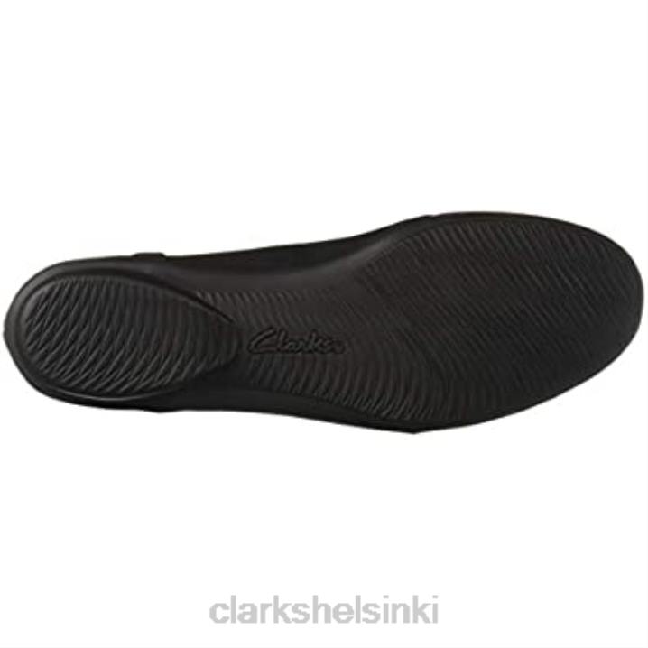 naisten gracelmaze baletti flat clarks musta nahka Clarks naiset 2DHN1487 musta nahka