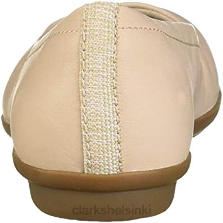 naisten gracelvail baletti litteä poskipuna nahka clarks Clarks naiset 2DHN846 poskipuna nahkaa