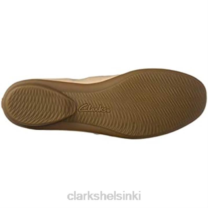naisten gracelvail baletti litteä poskipuna nahka clarks Clarks naiset 2DHN846 poskipuna nahkaa