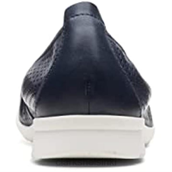 naisten jenette easy baletti flat clarks laivastonsininen nahka Clarks naiset 2DHN1391
