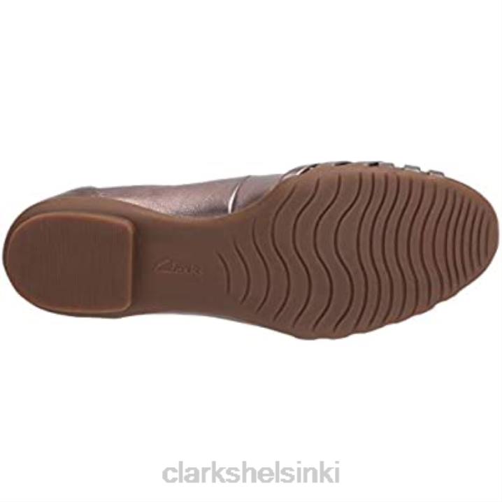 naisten sara apila baletti litteä clarks metallinen Clarks naiset 2DHN2445