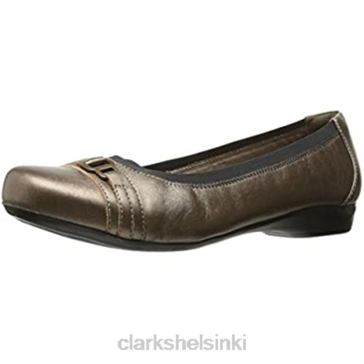 tinanahkainen clarks naisten kinzie kevyt litteä Clarks naiset 2DHN2843 tina nahkaa