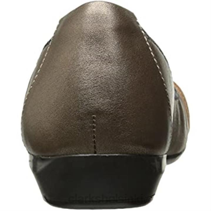 tinanahkainen clarks naisten kinzie kevyt litteä Clarks naiset 2DHN2843 tina nahkaa