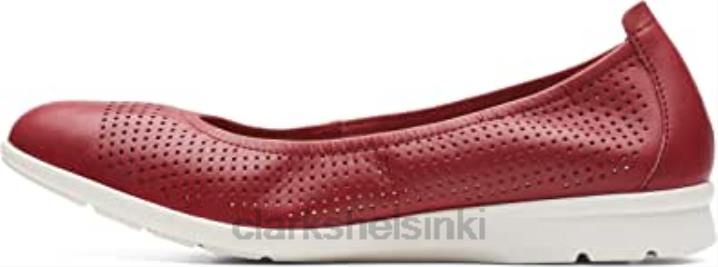 valkoinen pohja clarks naisten jenette easy baletti tasainen Clarks naiset 2DHN1376