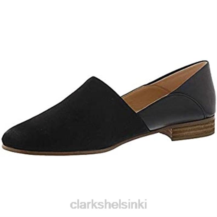 Naisten helppokäyttöinen musta clarks -loafer Clarks naiset 2DHN55