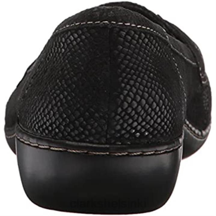 clarks black korko naisten tuhkakuplaloafer Clarks naiset 2DHN1137 musta korko